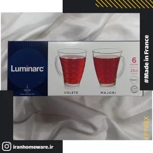 فنجان لومينارک ولت سايز 250 سی سی Luminarc Cup Volete 25 cl اصل فرانسه