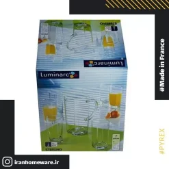 پارچ و ليوان استرلينگ لومينارک Luminarc Drink Set Sterling اصل فرانسه