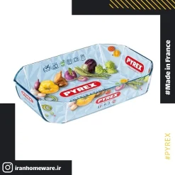 تابه پیرکس 8 ضلعی ضد خش اصل فرانسه