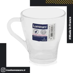 فنجان لومينارک شلغمی سایز 280 سی سی Luminarc Tempered Cup Mahak 28 cl