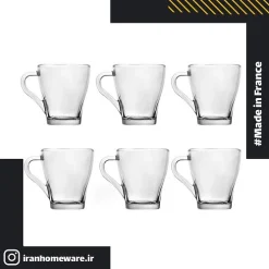 فنجان لومينارک شلغمی سایز 280 سی سی Luminarc Tempered Cup Mahak 28 cl