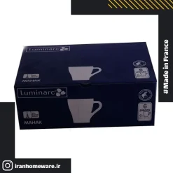 فنجان لومينارک شلغمی سایز 280 سی سی Luminarc Tempered Cup Mahak 28 cl