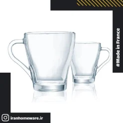 فنجان لومينارک شلغمی سایز 280 سی سی Luminarc Tempered Cup Mahak 28 cl