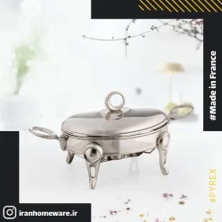 سوفله وارمردار بيضی کوچک طرح حلقه نگين استيل