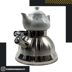 کتری و قوری چينی مدل AMD استیل سوتی New