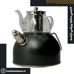 کتری و قوری پیرکس مدل سوتی مشکی