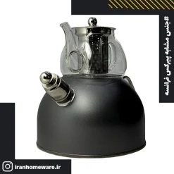 کتری و قوری پیرکس مدل سوتی دودی مات