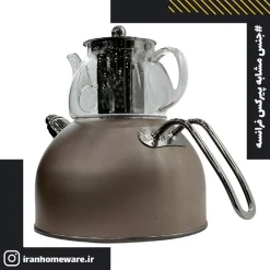 کتری و قوری پیرکس مدل سوتی کرم طلایی New