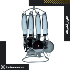 سرویس 8 پارچه ابزار آشپزخانه سفید مدل VITARA | New