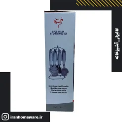 سرویس 8 پارچه ابزار آشپزخانه سفید مدل VITARA | New