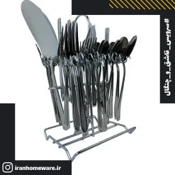 سرویس قاشق و چنگال 38 پارچه رومیزی رومانزو - طرح 5