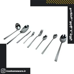 سرویس قاشق و چنگال 38 پارچه رومیزی رومانزو - طرح 6