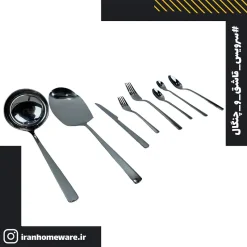 سرویس قاشق و چنگال 38 پارچه رومیزی رومانزو - طرح 6