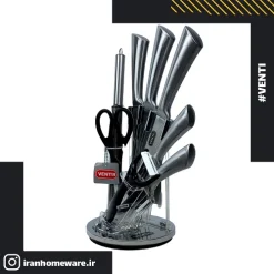 سرویس چاقو و ساطوری Venti استيل مدل new