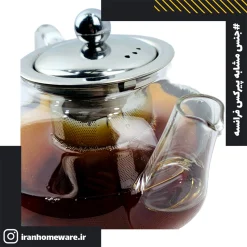 قوری پیرکس مدل 2003 تمام بروسیلیکات ( جنس مشابه پیرکس فرانسه )