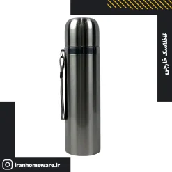 فلاسک خارجی قلمی استیل سایز نیم لیتر New