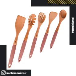 کفگیر و ملاقه راکلند با استند بنفش تیره