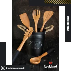 کفگیر و ملاقه راکلند مدل سطلی مشکی (Black)