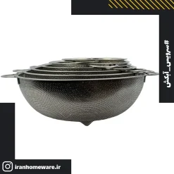 سرویس 10 پارچه آبکش دسته دار Venti تمام استیل ضد زنگ درجه 1