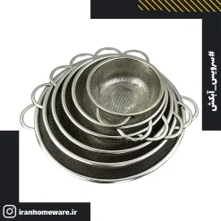 سرویس 10 پارچه آبکش دسته دار Venti تمام استیل ضد زنگ درجه 1