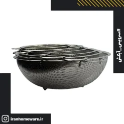 سرویس 6 پارچه آبکش دسته دار Apadana تمام استیل ضد زنگ درجه 1