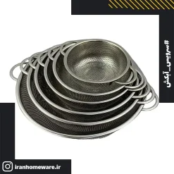 سرویس 6 پارچه آبکش دسته دار Apadana تمام استیل ضد زنگ درجه 1