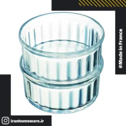 ظرف پیرکس رمکین دایره ای شکل به قطر 10 سانت اصل فرانسه 169B000 - PYREX