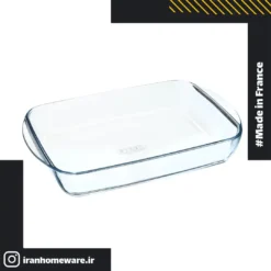 تابه پیرکس مستطیل دسته دار 40x27x6 سانتی اصل فرانسه 239B000 - PYREX